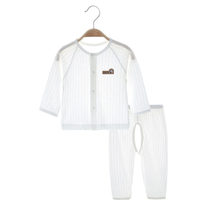 Baby Split Underwear Suit Summer Bottom Air-conditioning Clothes Baby Inner Wear Autumn Clothes Autumn Pants Open Crotch Cotton Pajamas Thin Style