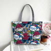 Fashionable universal shopping bag, capacious cloth bag, 2022 collection, Korean style