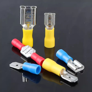 Cold-pressed terminals male and female pre-insulated end connectors FDD MDD1.25-250 series