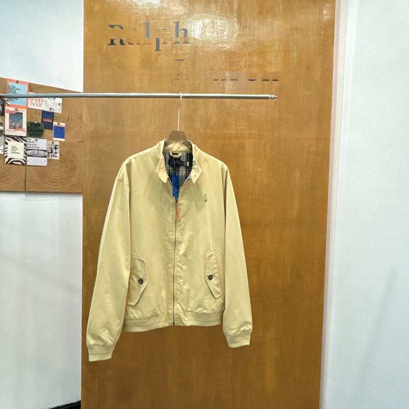 25秋季小马刺绣标哈灵顿翻领拉链外套双层老钱风夹克男女同款|undefined