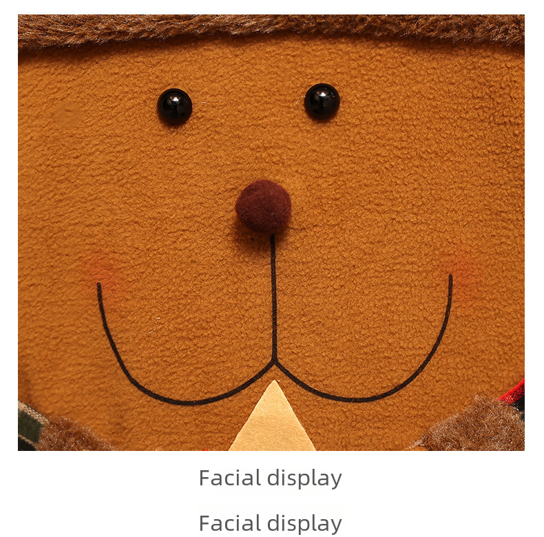 Qiaodin New Christmas Decoration Chair Cover Cross-border Stool Cover New Doll Chair Cover European and American Home Decoration Ornaments_voghion.com