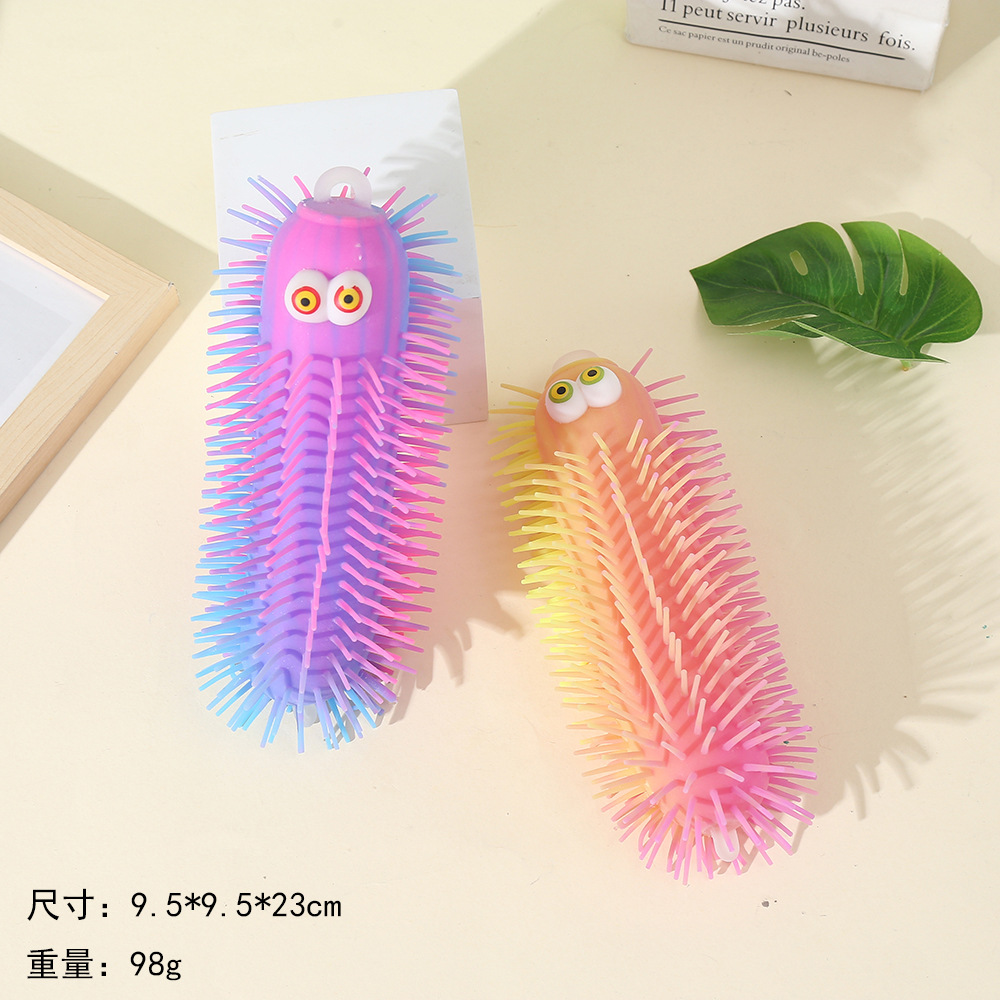 Glowing hedgehog caterpillar