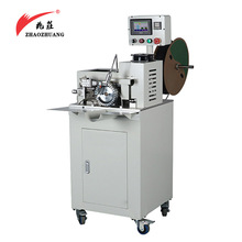 半自动穿热缩管机自动套管机热缩管自动裁断烘烤穿套管机