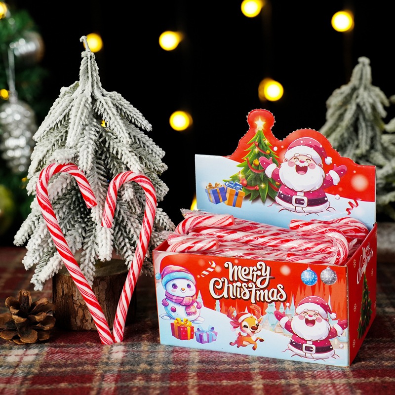 빨간색과 흰색 사탕 지팡이 [24개입]