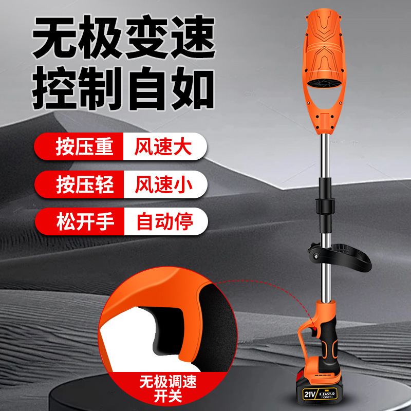 ハイパワーリチウム電気ヘアドライヤー折りたたみ式ハンドヘルドワイヤレスリーフブロワー庭屋外ダストブロワー落葉ブロワー|undefined