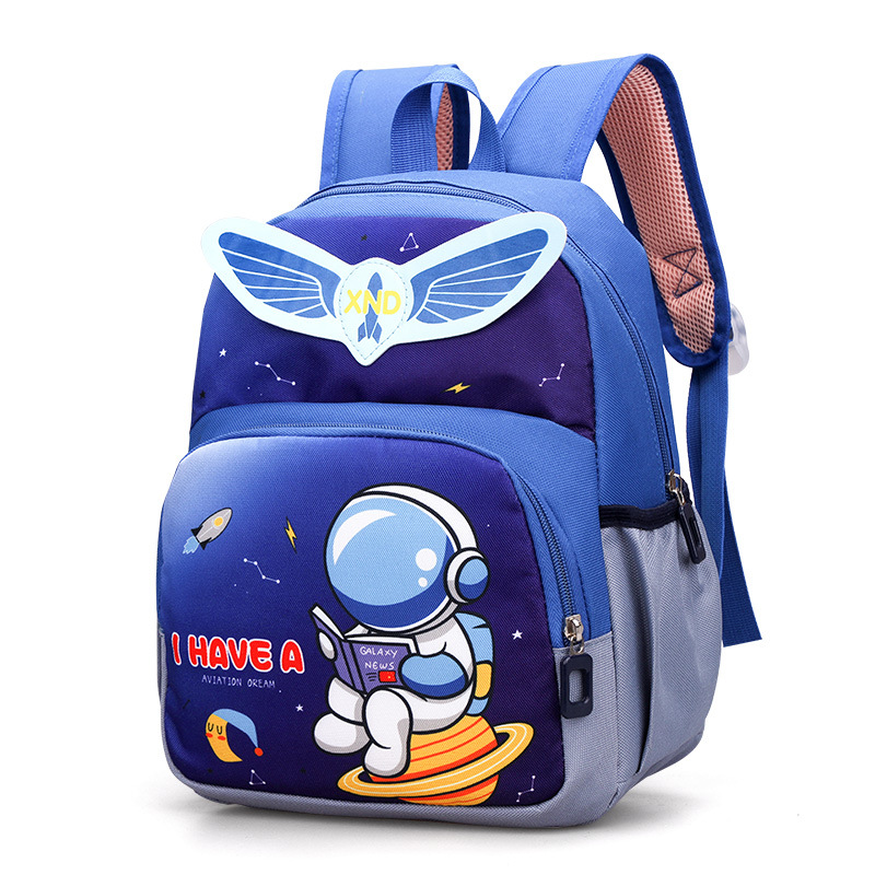 2023 nuevo kindergarten schoolbag niño femenino 3-5 años 6 ultra ligero impermeable niños astronauta bebé mochila
