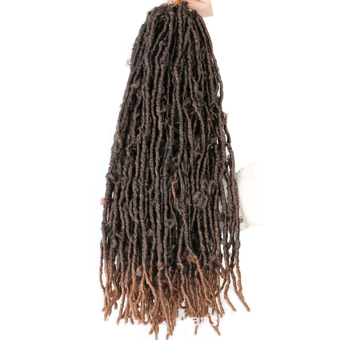 24inch Butterfly Locs Crochet Hair Butterfly Crochet peluca trenza sucia