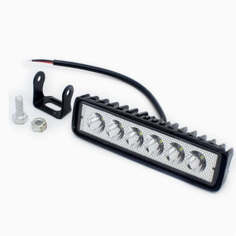 Cross-border bestseller: grille light, off-road lighting, car LED work light, 18W floodlight, linear roof spotlight