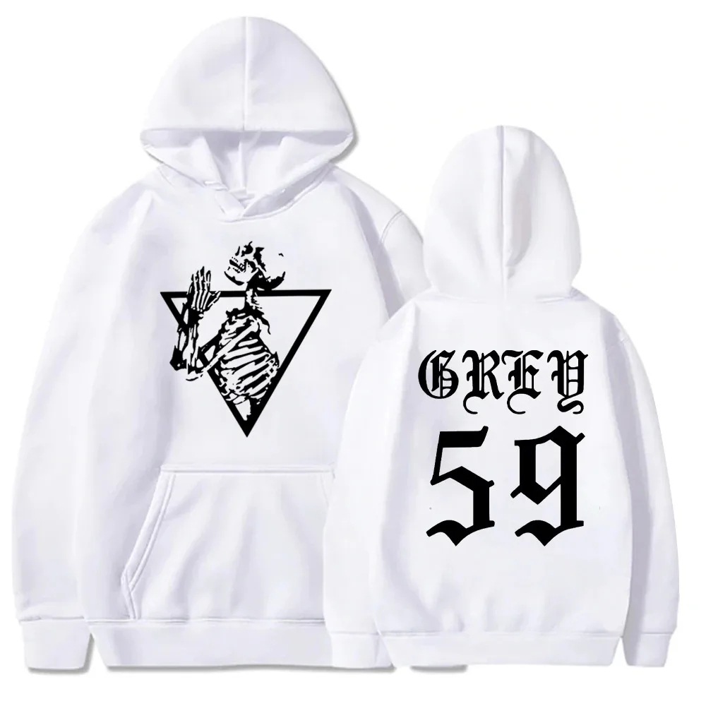 Sudadera con estampado de calavera para niños G59 Hip Hop Fashion Music Unisex Street Clothing Suéter