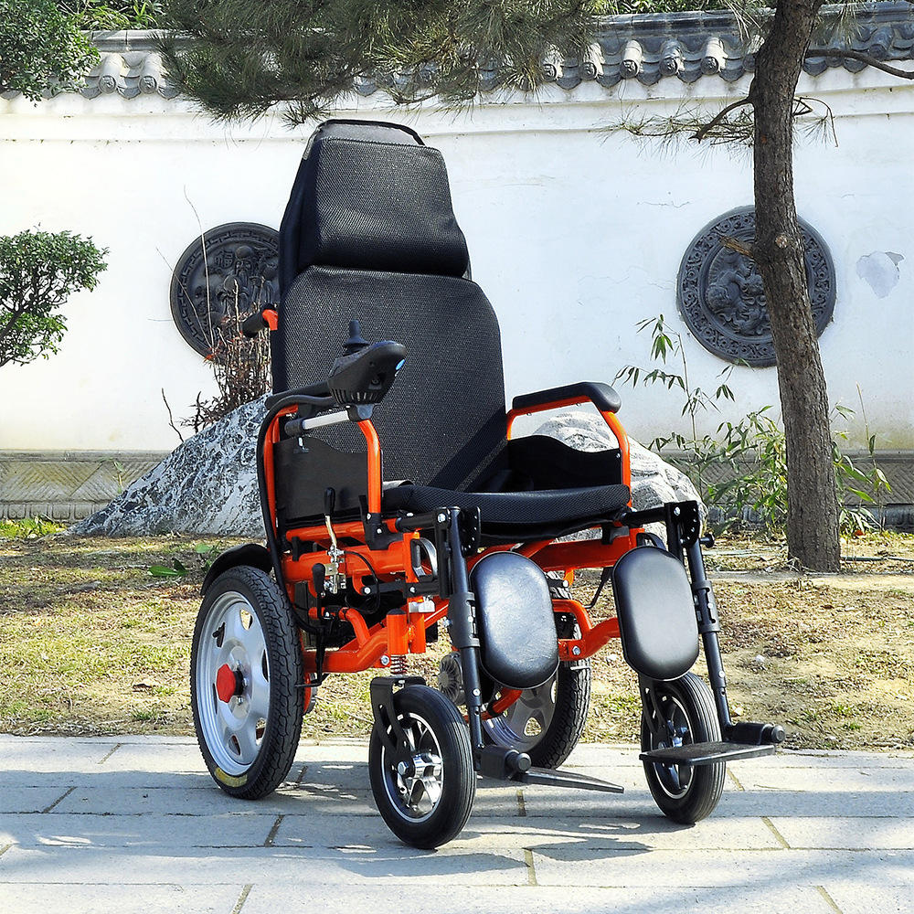 Electric Wheelchair Manufacturer for the Elderly, Fully Automatic Foldable Lightweight Mobility Scooter with Smart Lithium Battery