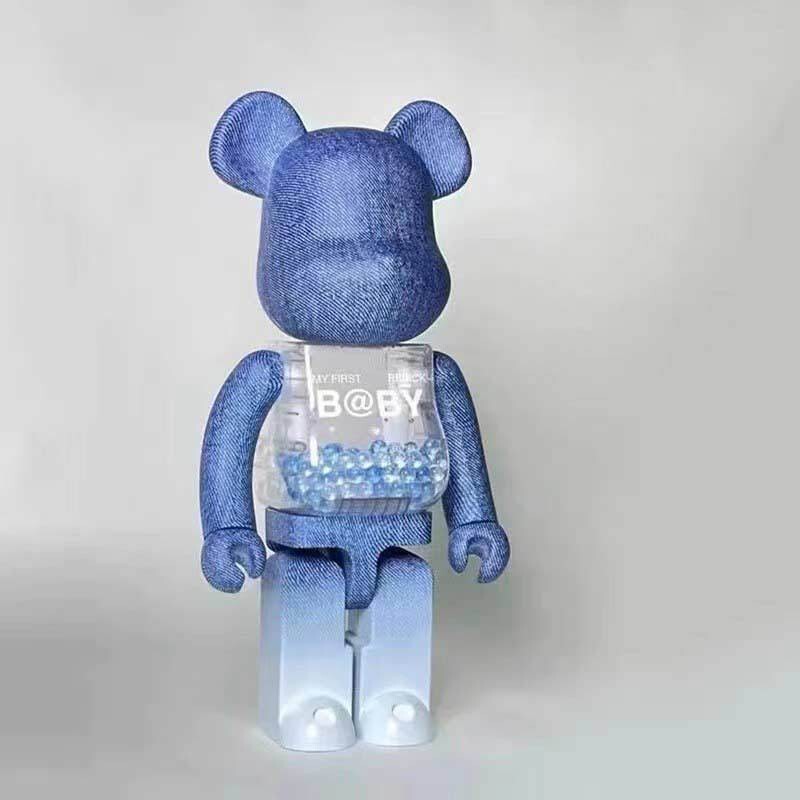Bearbrick 400% Electroplated Cherry Blossom Violent Bear Acrylic Box Decoration Trendy Toy Figure in Stock