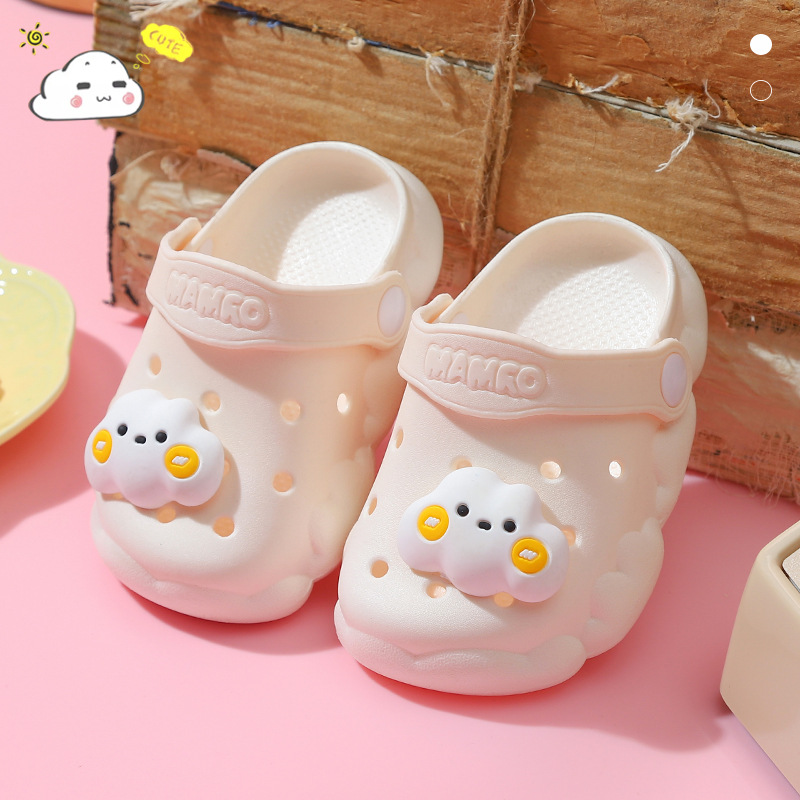 Children's slippers, summer girls' cute soft-soled non-slip children's slippers, children's infants and toddlers' croc shoes wholesale