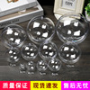 Transparent plastic accessory, pack, decorations