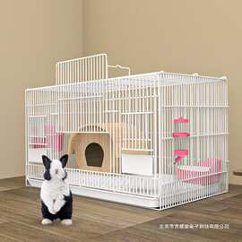 兔子笼子家用室内专用大号荷兰猪豚鼠小兔笼养兔宠物兔窝兔子别墅