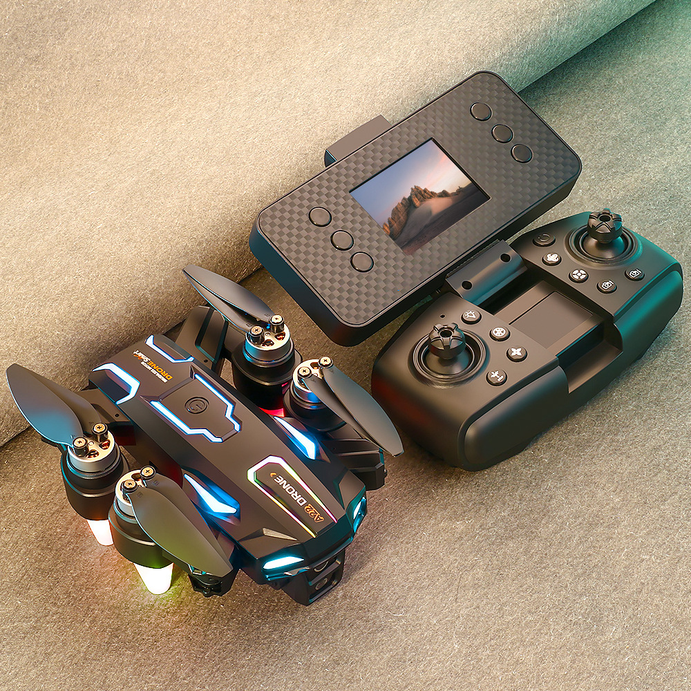 New A22 UAV with Screen HD Aerial Photography Quadcopter Optical Flow Obstacle Avoidance Remote Control Aircraft Cross-border Foreign Trade