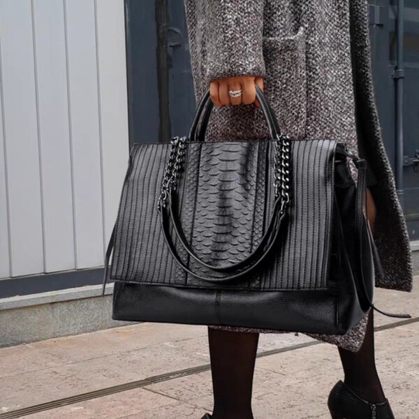 capacious one-shoulder bag