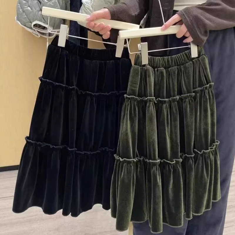 2026 nueva ropa infantil primavera / otoño / invierno coreana para mujeres Tesoro retro versátil dulce vestido de moda