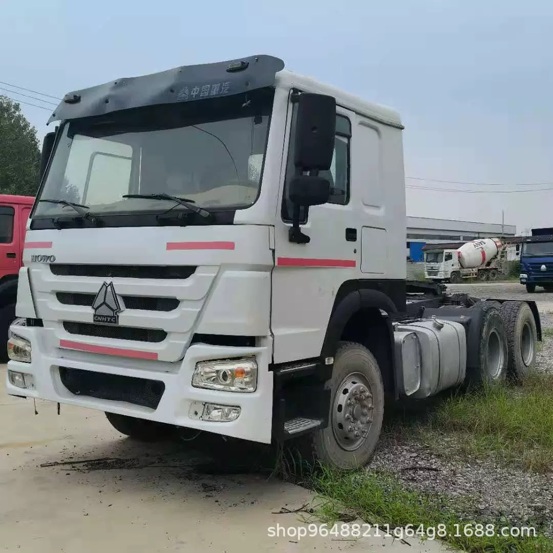 Экспорт в Африку Haowo полуприцепной тягач 6X4 тяговый грузовик подержанный тяговый прицеп головка 375 л.с.