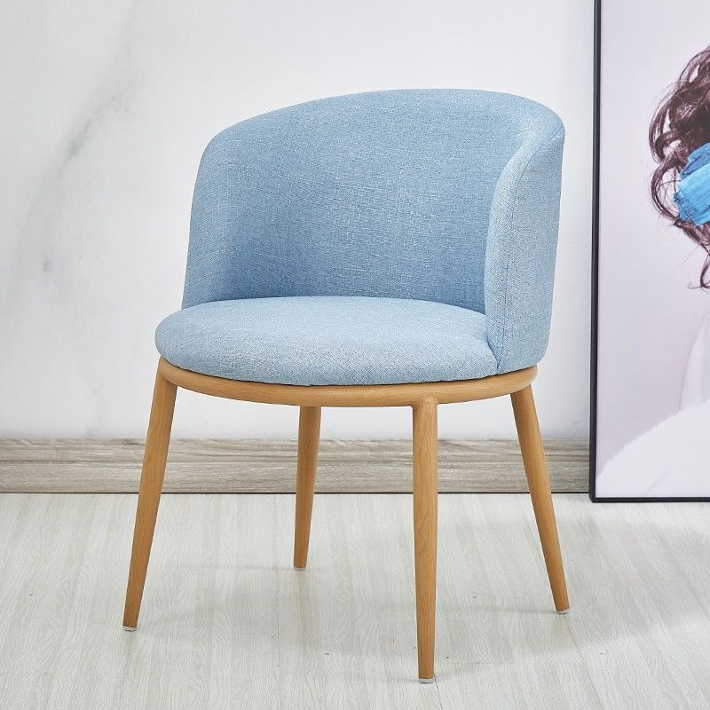 Mesa y silla de madera sólida nórdica, mesa de comedor redonda creativa, mesa de negociación moderna y simple. image 29