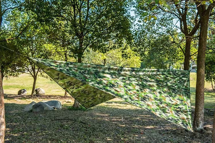 Outdoor Camping Canopy Tent, Sun Protection and Uv Protection Camping Equipment, Silver-Coated Screen Cloth, Portable Sunshade Canopy