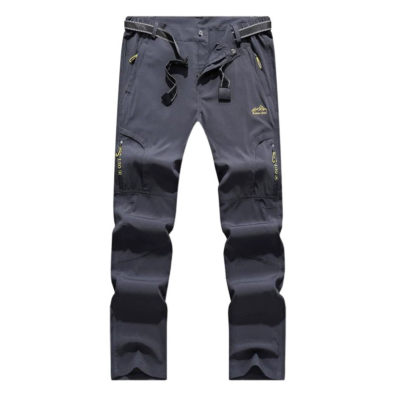 Быстросхие брюки мужские большие размеры свободные повседневные походные брюки молодежная деловая мода износостойкие водонепроницаемые быстросходные брюки