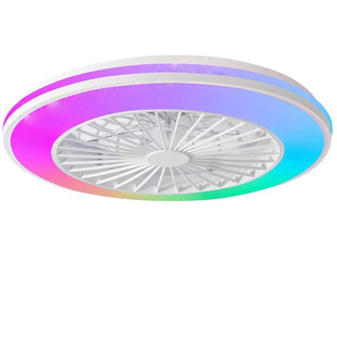 BT LIGHT bedroom ceiling fan light LED ceiling fan light smart APP children's room color light RGB music fan