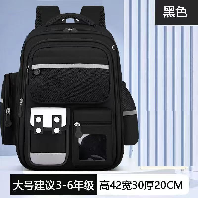 跨境外贸卡皮巴拉书包大容量小学生减负护脊双肩包可爱水豚书包|undefined