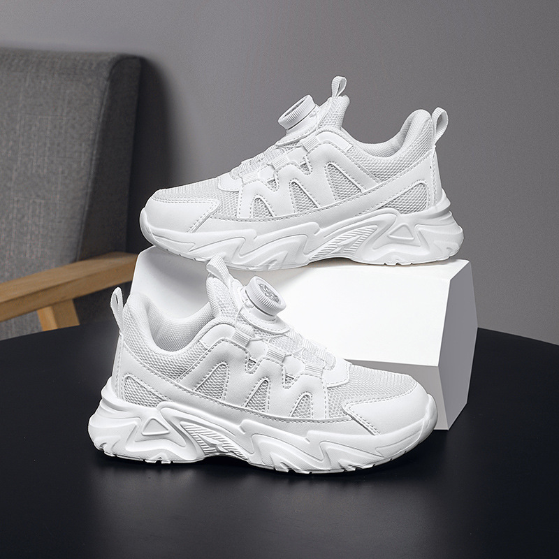 Children's school demi-season white white sneakers for boys for…