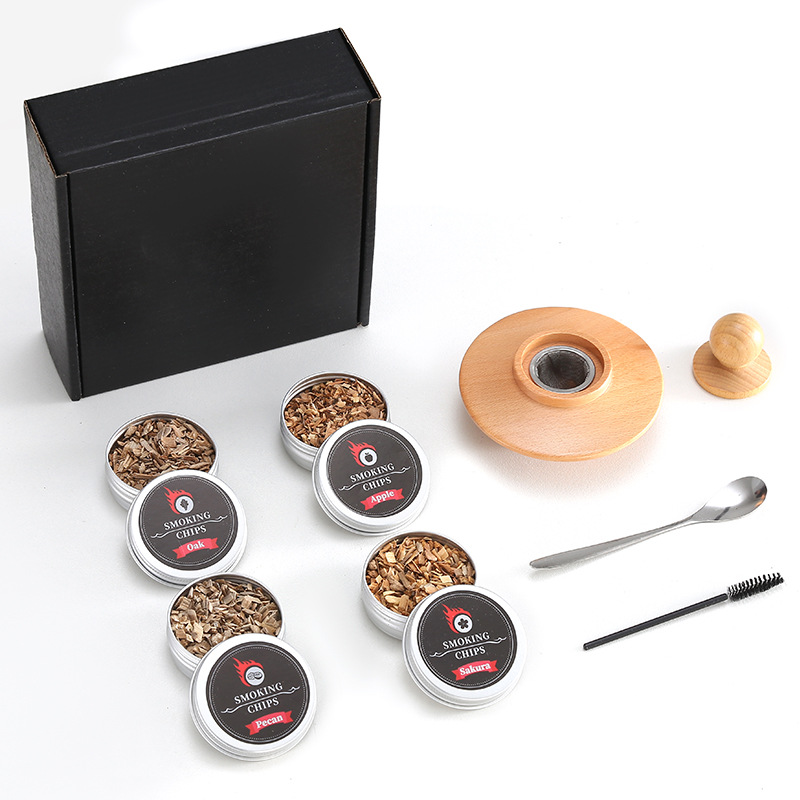 Spot Amazon Smoke Smoke Cubierta de madera Smoke Múltiples sabores Smoke Set de madera Smoke Cocktail