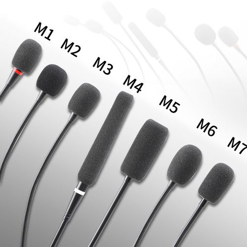 Conference microphone microphone cotton windproof and spray-proof sponge ball non-disposable sponge cover gooseneck microphone sponge