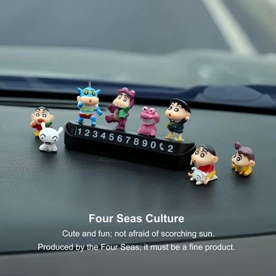 Nömrəli dayanma kartı Parking Sign, Vehicle Moving - simple-style-black-base-8-xiaoxin-dolls