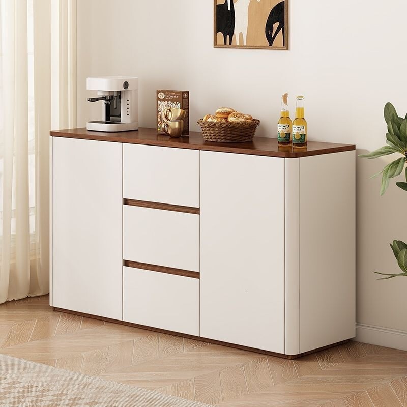 Restaurant Storage Cabinet, Modern and Simple, Large-Capacity, Wall-Mounted Integrated Sideboard, Household Solid Wood Ecological Board Tea Cabinet Restaurant Storage Cabinet, Modern and Simple, Large-Capacity, Wall-Mounted Integrated Sideboard, Household Solid Wood Ecological Board Tea Cabinet