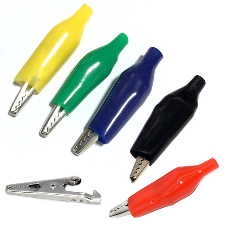 Маленький Размер Средний Большой Цвет зажим из кожи аллигатора защитный зажим питания тестовый зажим зарядный зажим кожаный чехол Зажим из кожи аллигатора