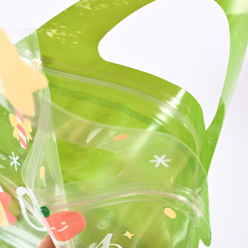 Cute Christmas Tree-Shaped Gift Bags, Customized Snack Packaging Bags, Birthday and Holiday Gift Bags, Cross-Border Foreign Trade