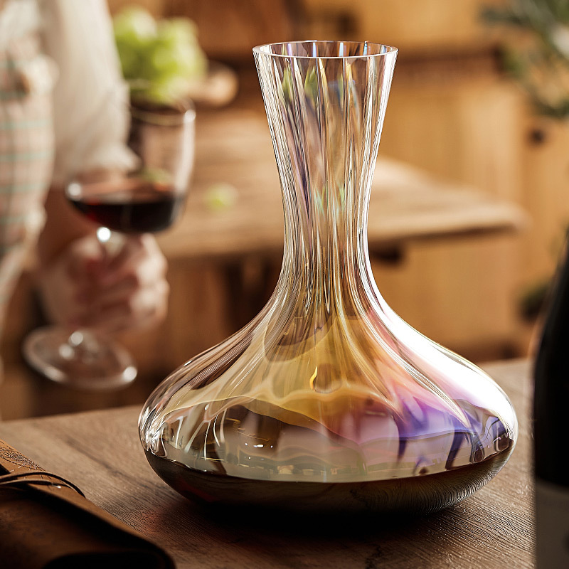 Nordic Style Colorful Red Wine Decanter Household Internet Celebrity Wine With Wine Jug Crystal Glass Quick Decanter
