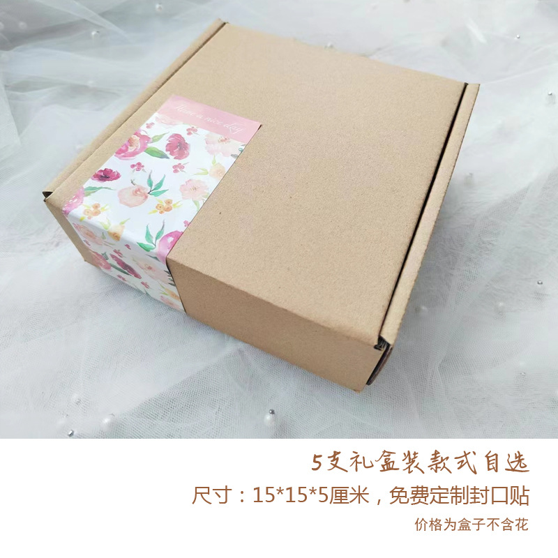 Mini ramo de flores secas, caja de regalo de rosas, decoración de tarjetas, material DIY, accesorios de fotografía, regalos de flores