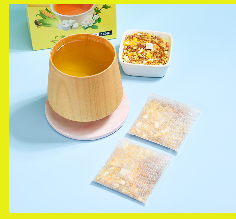 Corn Silk Herbal Tea Yu Mi Xu 160g Blend with Tartary Buckwheat Poria and Gardenia Sugar Free Daily Brew preparation