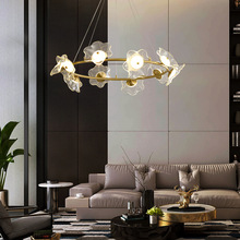 北歐客廳吊燈簡約后現代創意個性網紅餐廳2021新款大氣卧室燈具