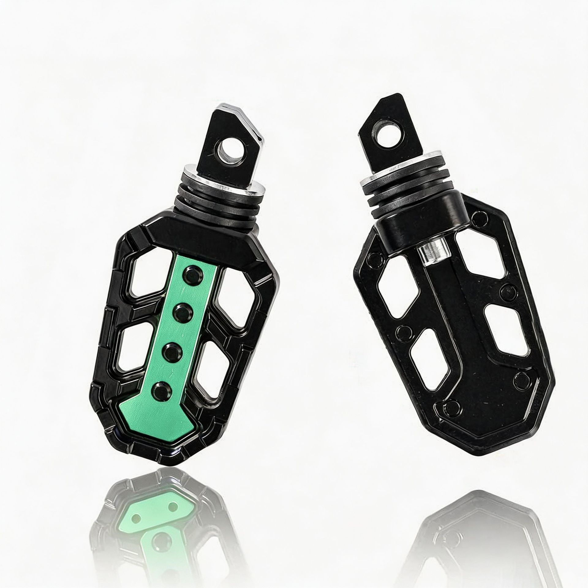 Motorcycle Cnc Aluminum Alloy Colorful Non-Slip Universal Footrests, Off-Road Vehicle Modified Adjustable Angle Foot Pedal Accessories