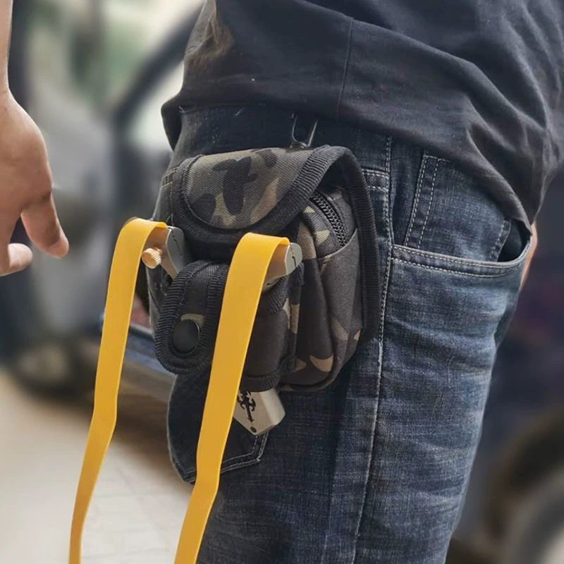 Наружная рогатка стальной шариковый мешок Многофункциональная мини-сумка для талии Удобная небольшая сумка Аксессуары для хранения