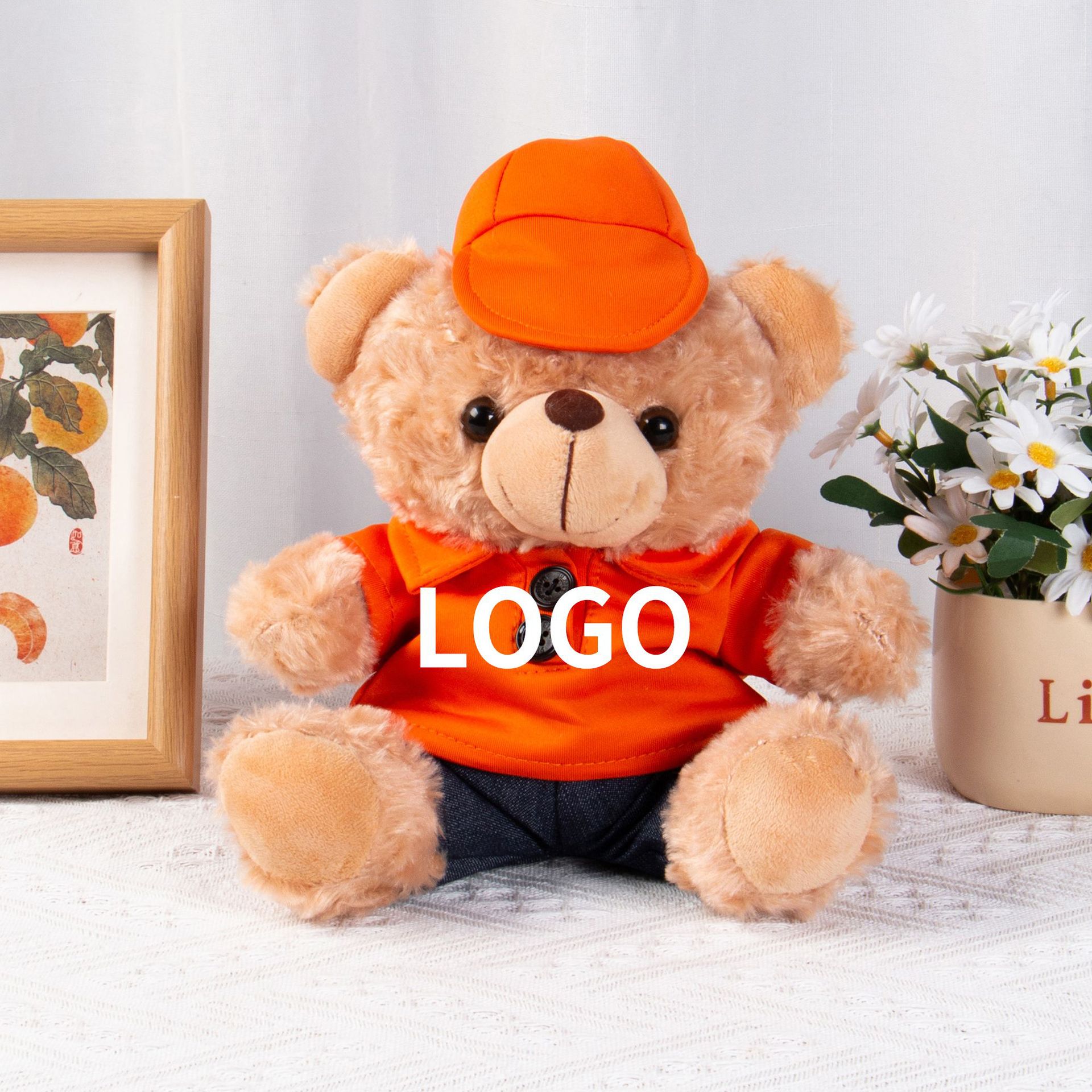 Auto 4S tienda juguetes de peluche regalo Teddy Bear se puede imprimir logotipo de coche Teddy Bear regalo para niños y niñas