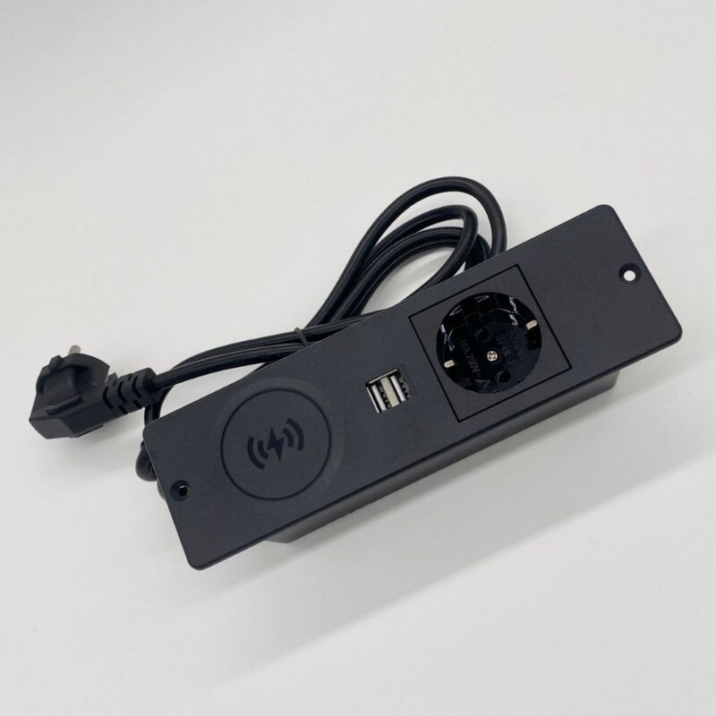 European standard concealed power socket European standard USB Embedded office furniture European desktop wireless charging power socket European standard concealed power socket European standard USB Embedded office furniture European desktop wireless charging power socket