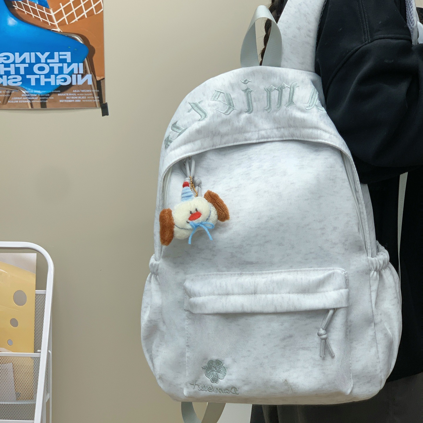 2026 New School Bag for Junior High School Students, College Students, and High School Students, New Style Backpack, Simple and Versatile, Large Capacity Campus Backpack