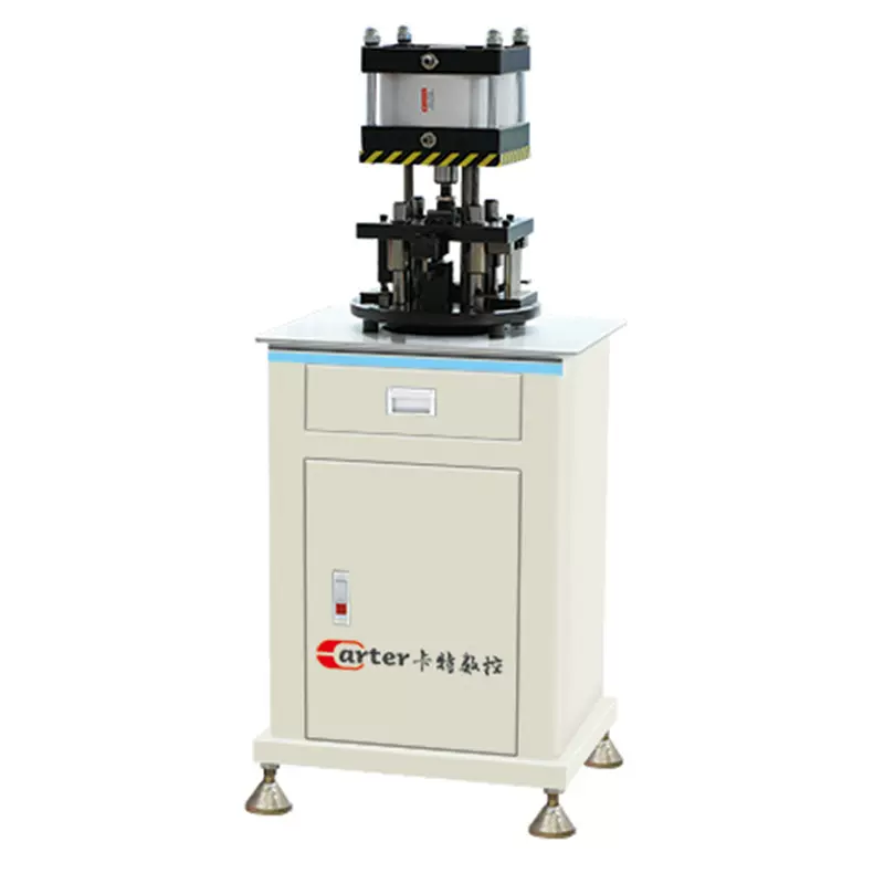 供应全套断桥铝门窗加工设备铝型材五工位冲床精密多定制冲压机