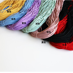 Colorful High-Elasticity Hexagonal Hair Tie Rubber Bands Handmade DIY Hair Ring Headband Hair Accessory Supply Wholesale