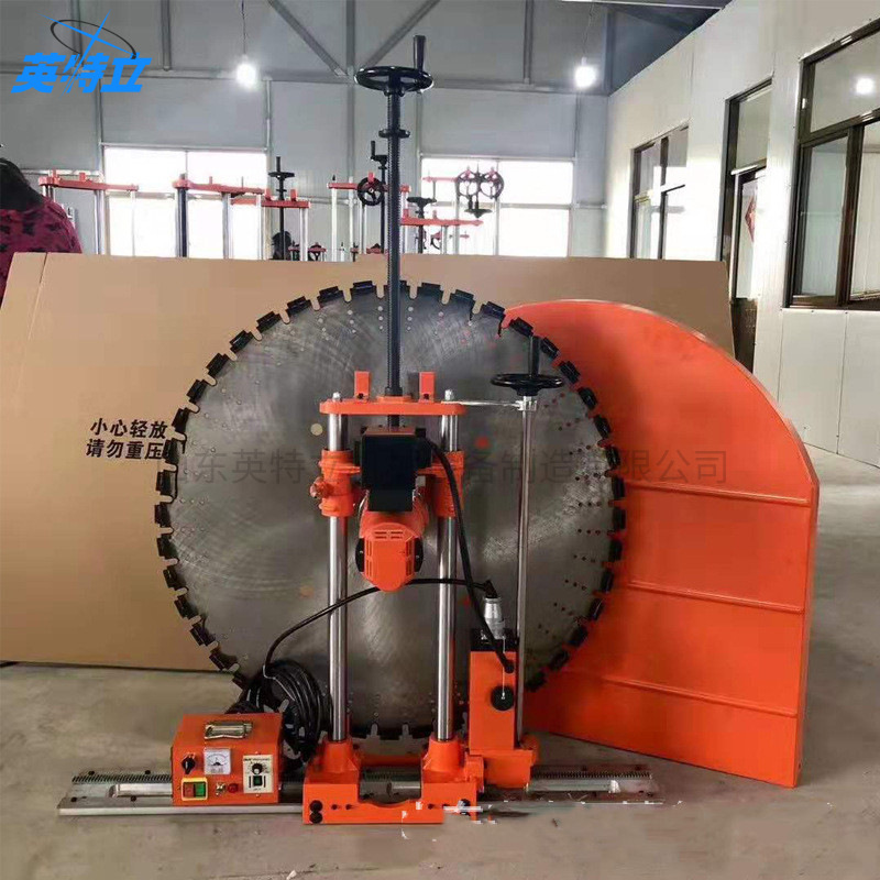 水电安装切割机全自动轨道式切墙机楼梯门洞钢筋混凝土切墙设备