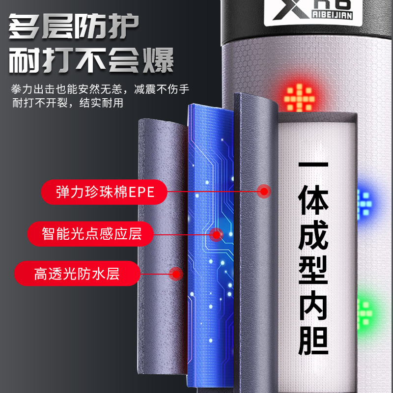 Aibei Jian Sanda tumbler vertical doméstico para adultos y niños Taekwondo entrenamiento columna de boxeo inteligente bolsa de arena de boxeo