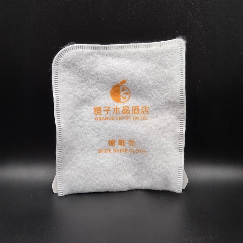 靴磨き布 ホテル用品 使い捨て機械圧縮靴磨き布 ホテル客室靴磨き ホテル用品|undefined