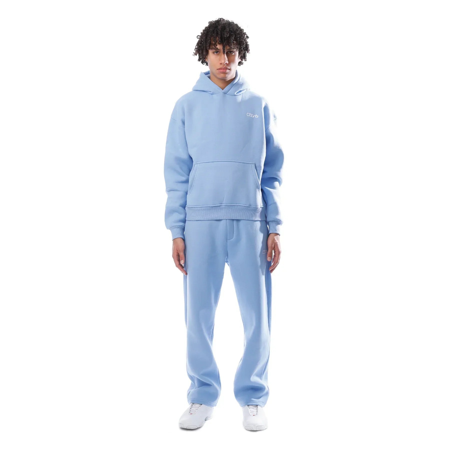 Women's Clothing Unisex Hip-Hop Streetwear Hoodie & Pants Set With Embroidered Lettering – Trendy Pullover Sweatshirt & Joggers Outfit For Men & Women_ecoleips.com