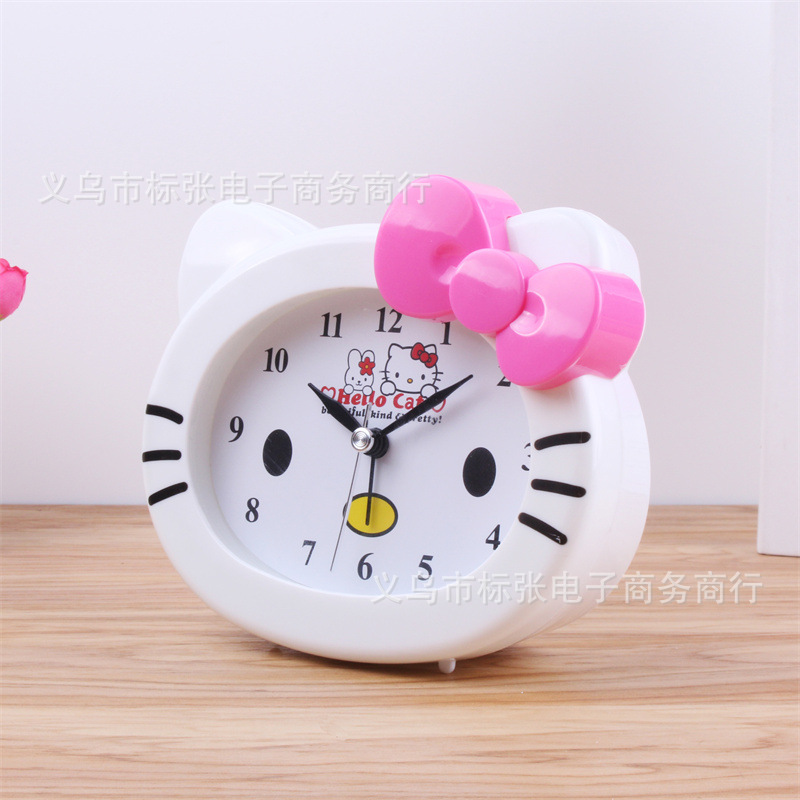 Creativo lindo estudiante reloj de cabecera animal de dibujos animados recordatorio reloj de alarma niños dormitorio reloj de escritorio fábrica al por mayor